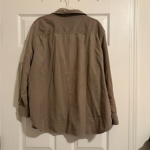 H&M Taupe Corduroy Shirt - Picture 3 of 3